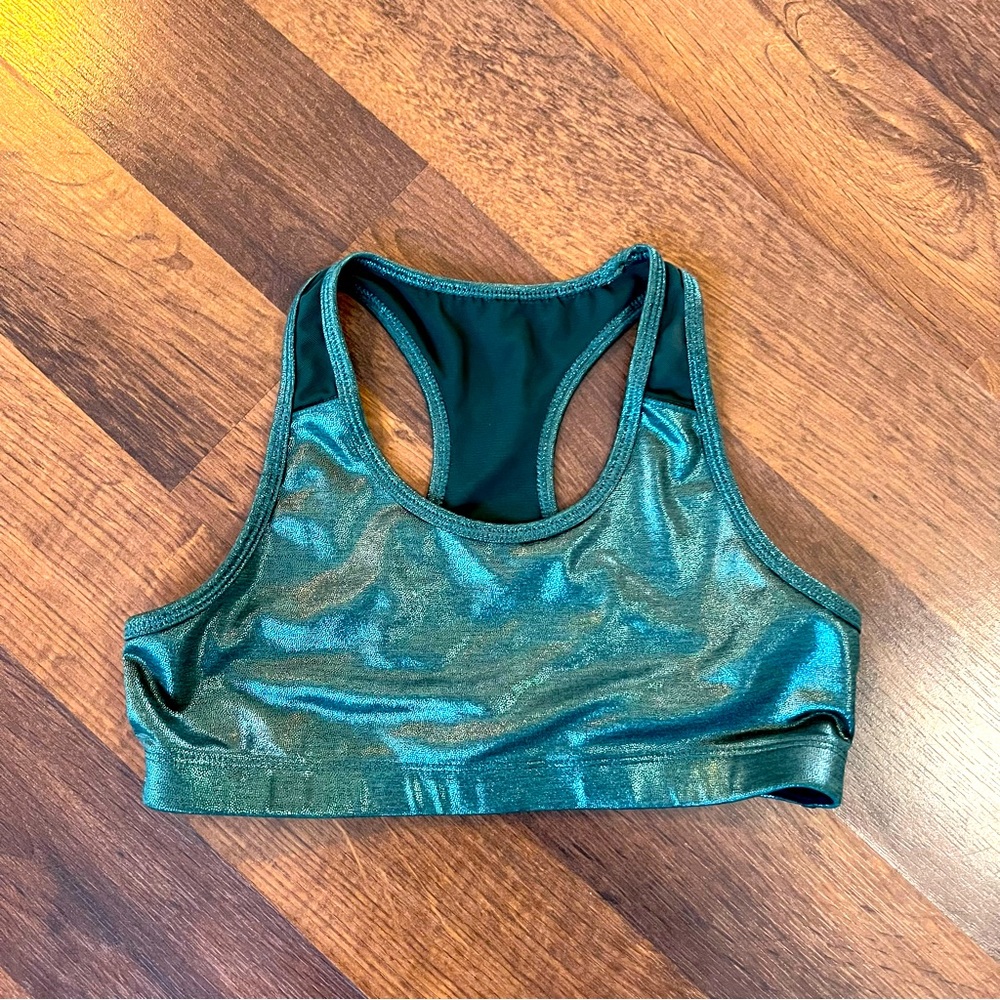 Large Old Navy Active dry sports bra, emerald green